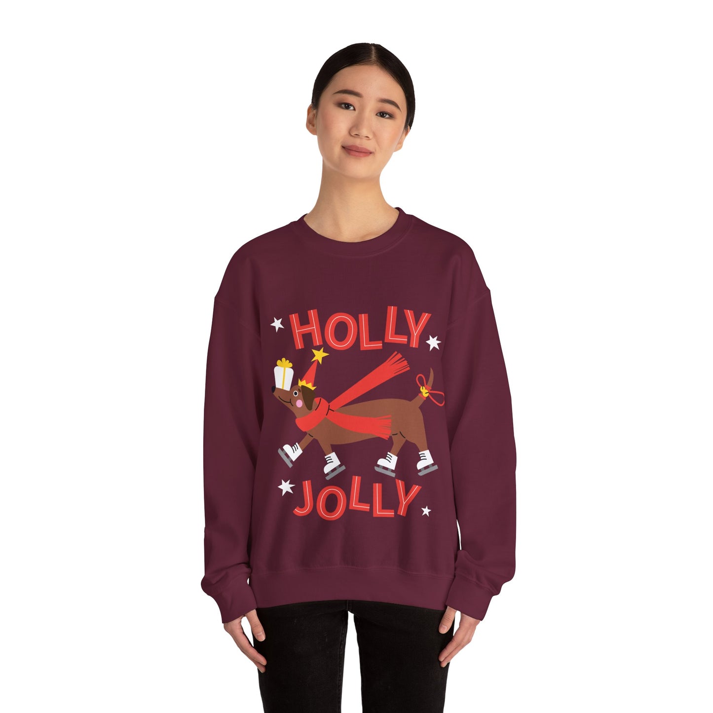 Holly Jolly Unisex Heavy Blend™ Crewneck Sweatshirt