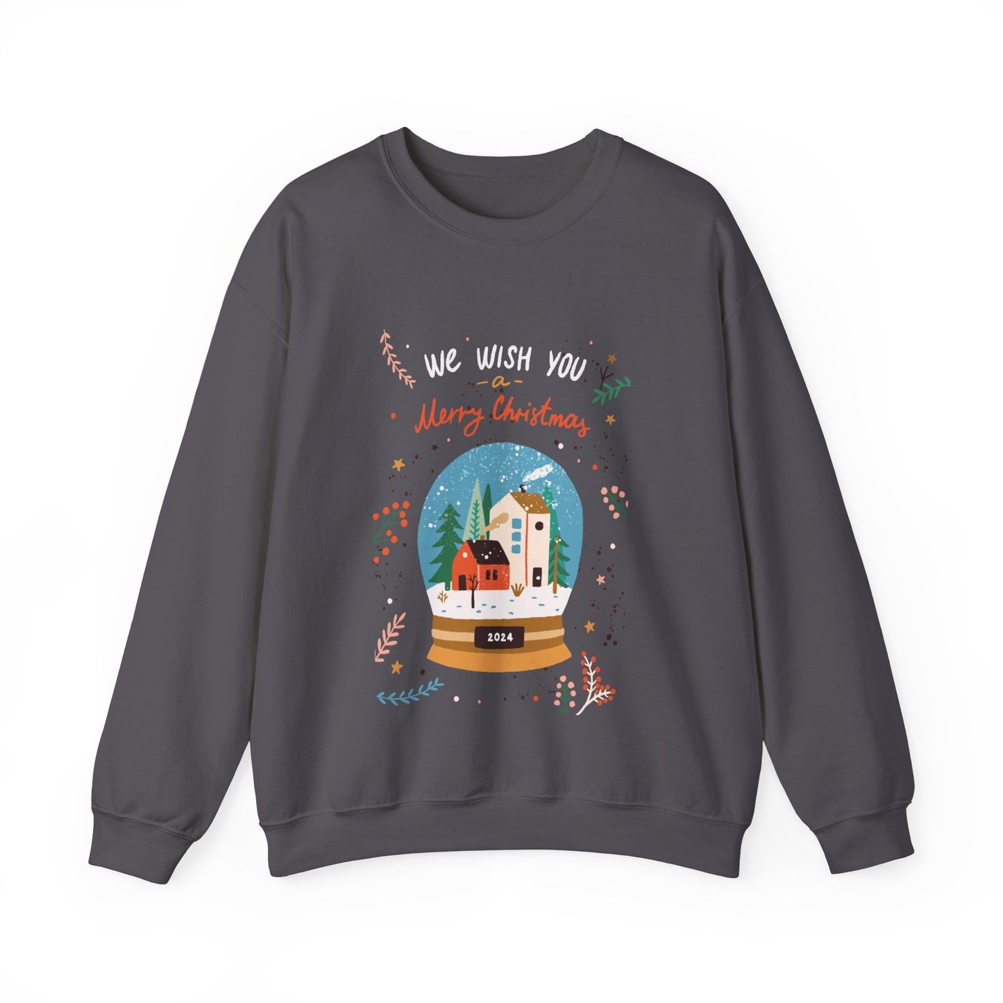 Merry Christmas Snow globe  Unisex Heavy Blend™ Crewneck Sweatshirt