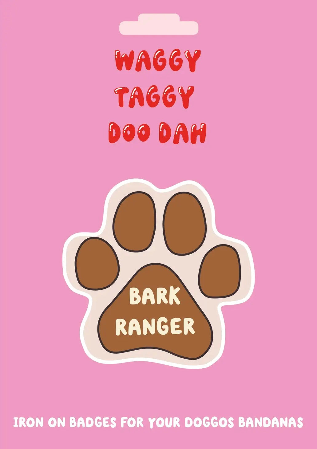 Bark Ranger iron on patch