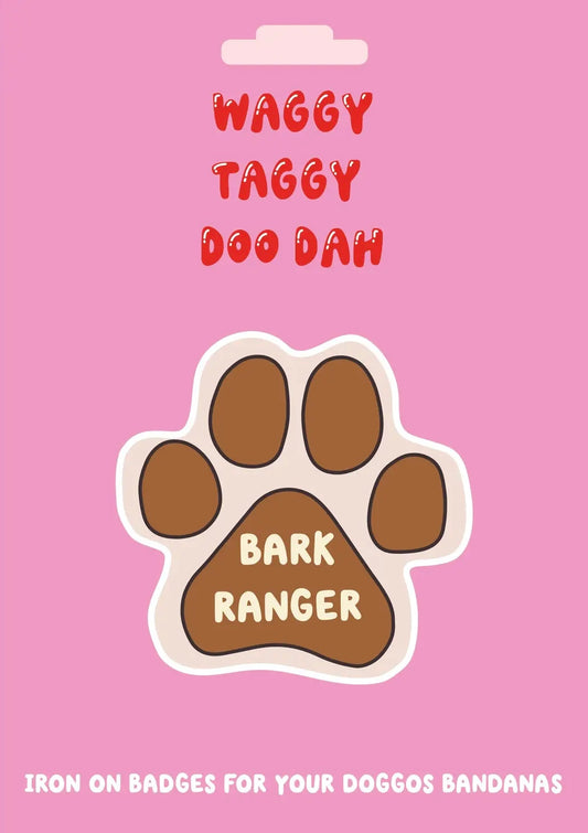 Bark Ranger iron on patch pre-order despatch May 20th