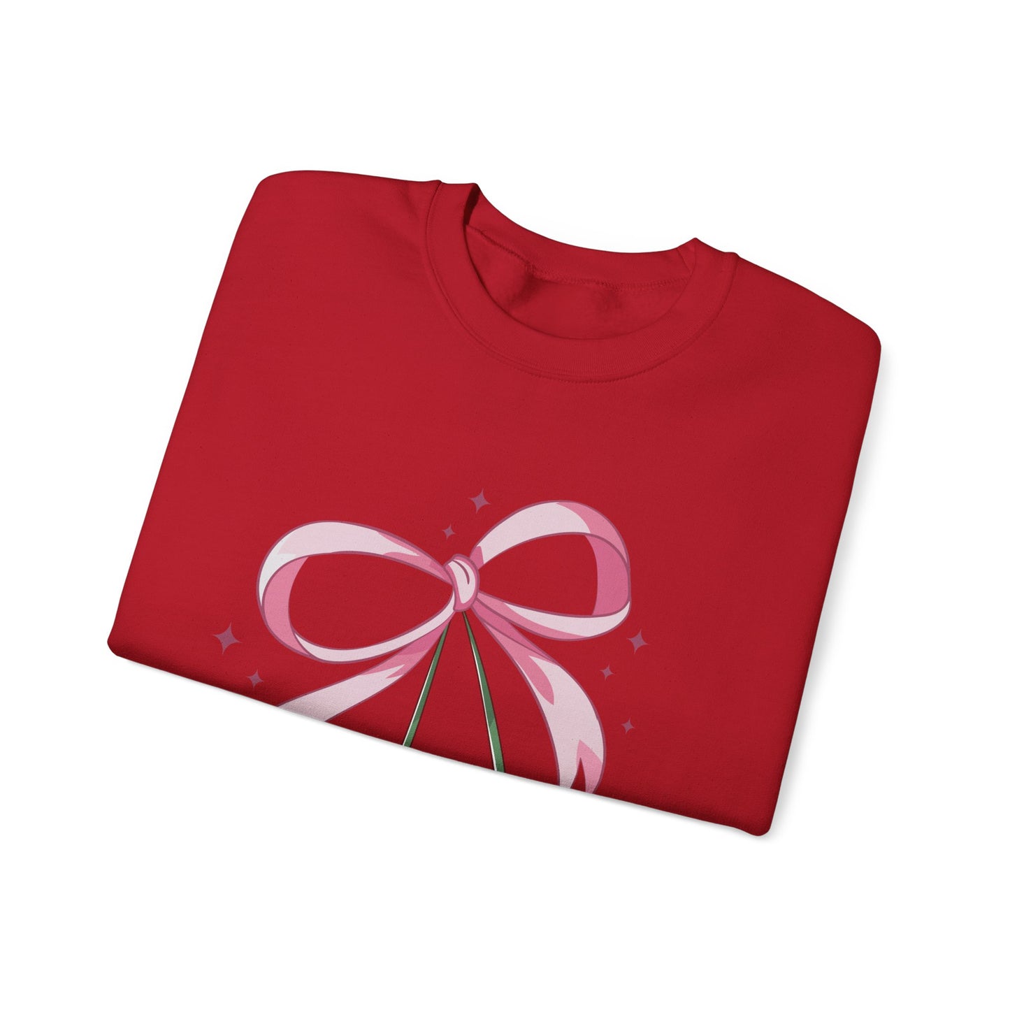 Cute Cherry Bow Unisex Heavy Blend™ Crewneck Sweatshirt