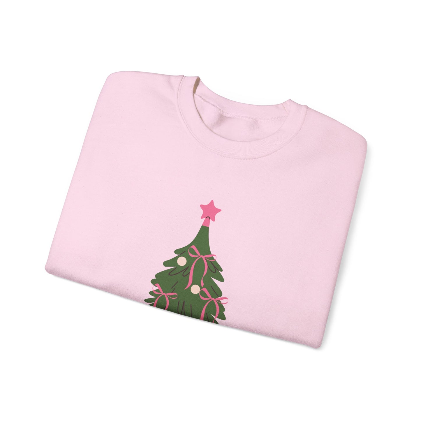 Bow Christmas Tree Unisex Heavy Blend™ Crewneck Sweatshirt