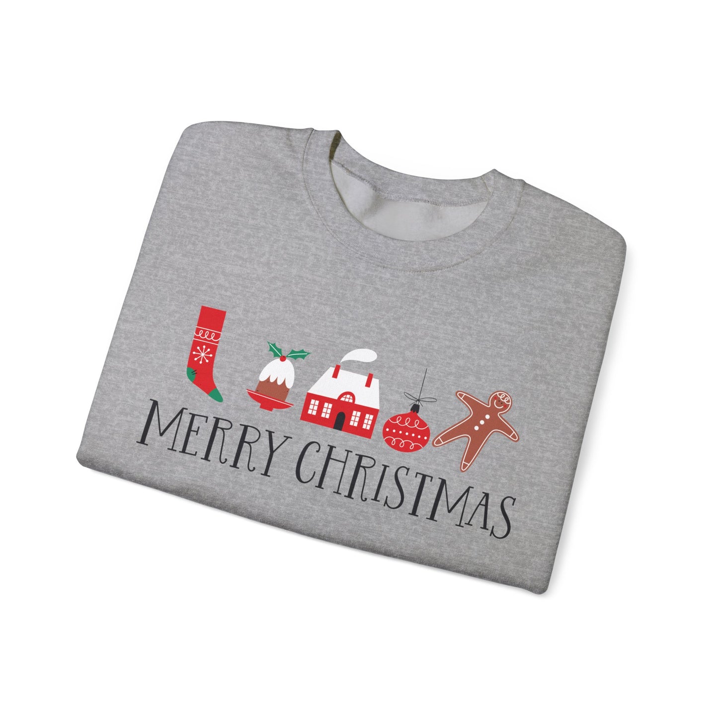 Merry Christmas Unisex Heavy Blend™ Crewneck Sweatshirt