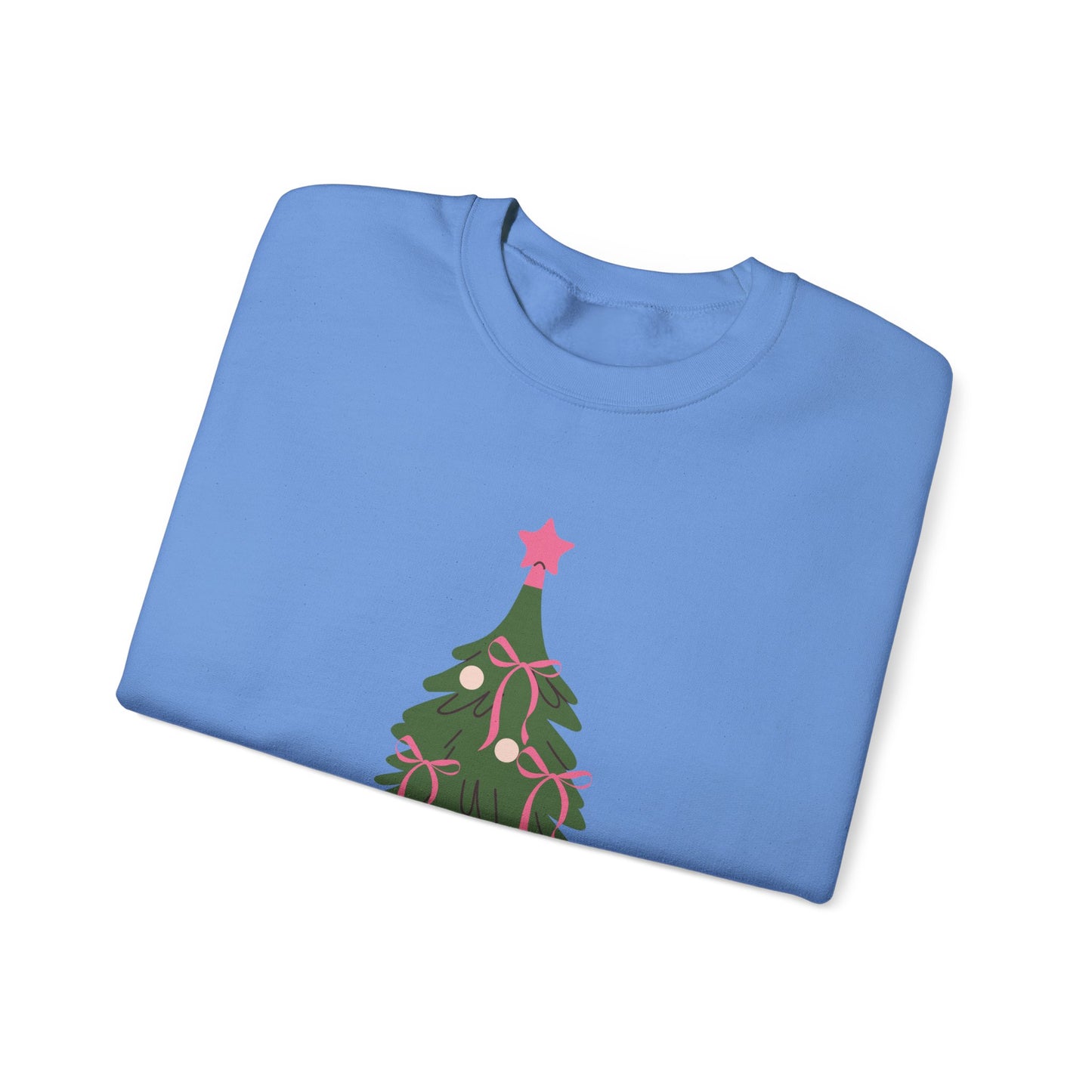 Bow Christmas Tree Unisex Heavy Blend™ Crewneck Sweatshirt