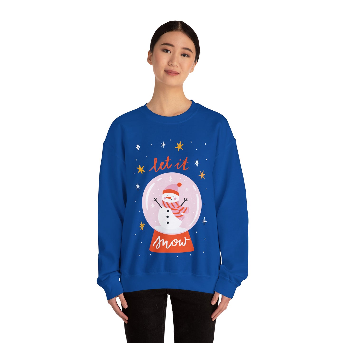 Let it snow  Unisex Heavy Blend™ Crewneck Sweatshirt