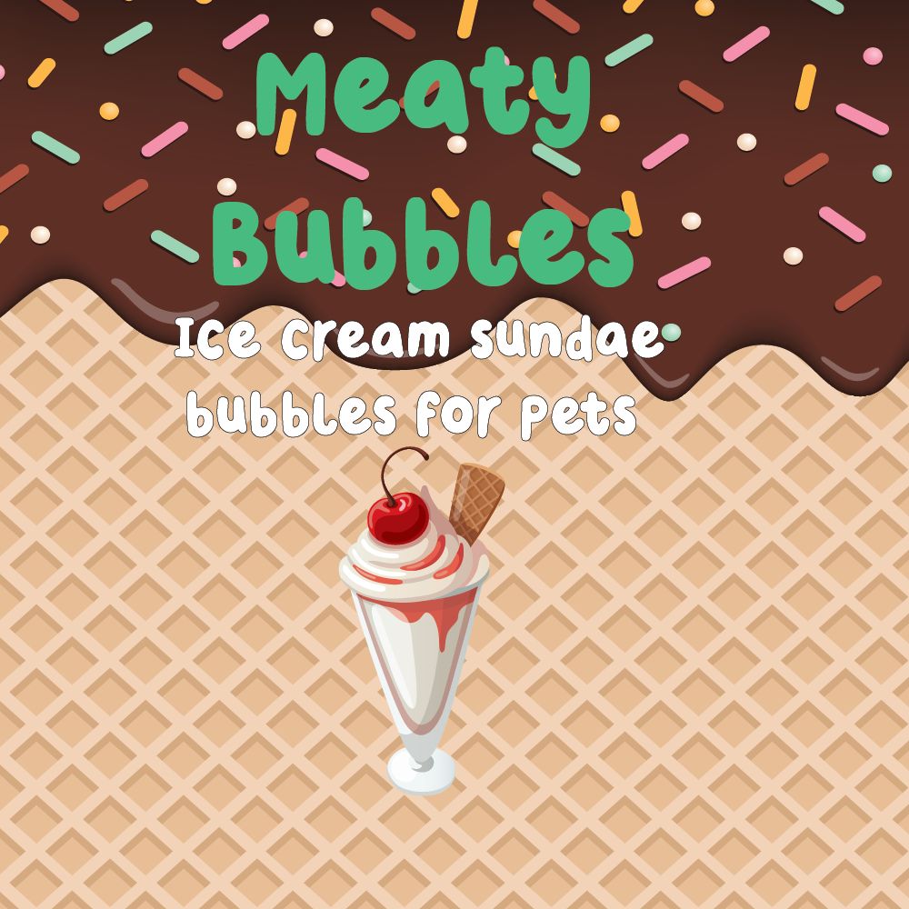 Ice cream sundae bubbles