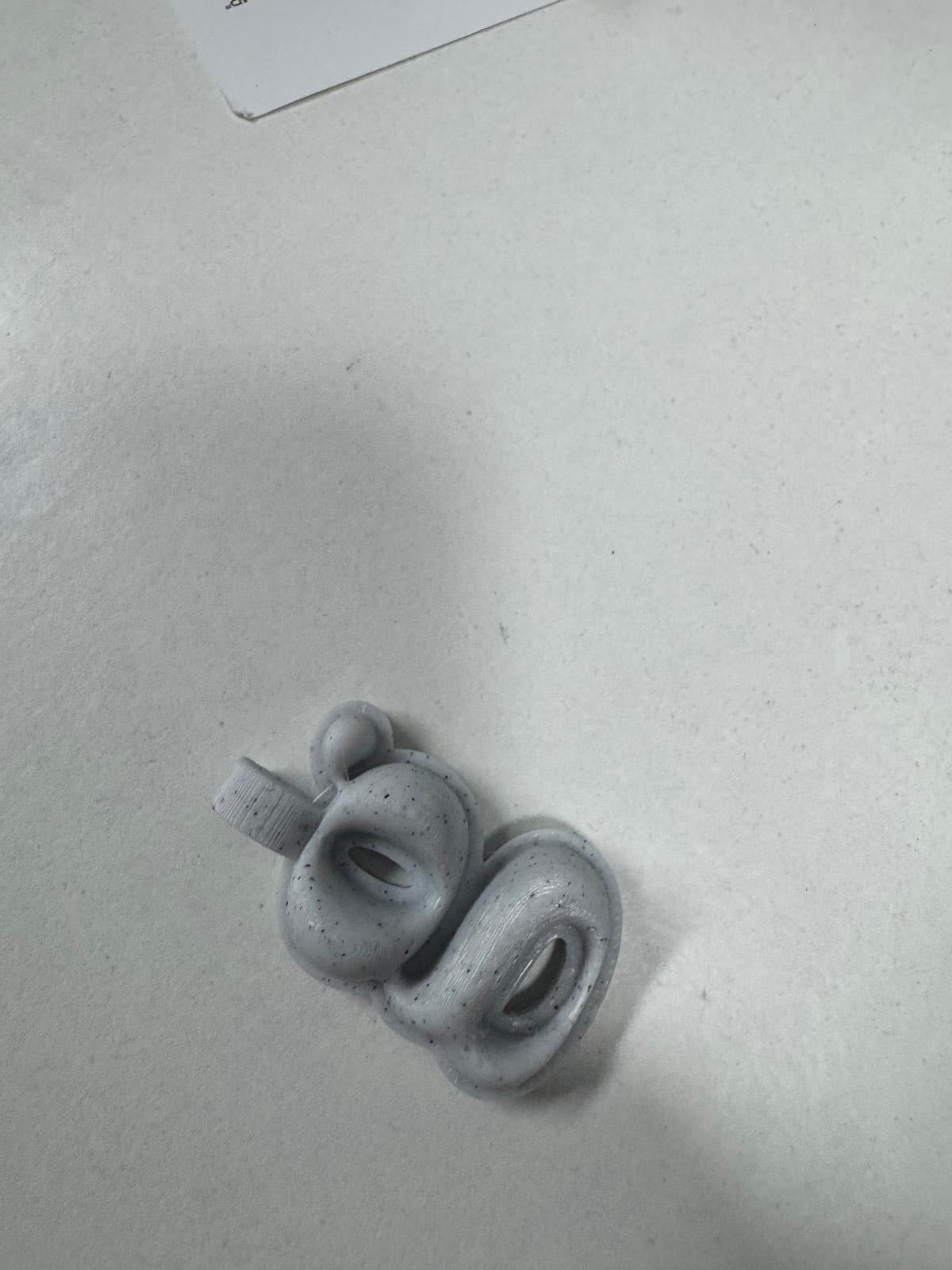 g letter tag - marble