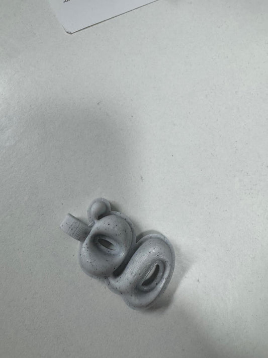 g letter tag - marble