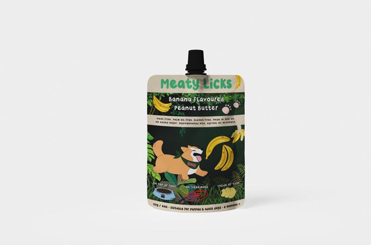 Meaty Licks Banana peanut butter 113g - LIMITED EDITION