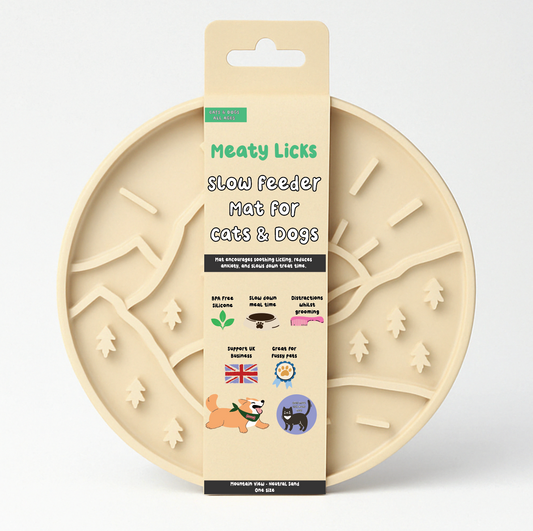 Mountain View Slow Feeder - Neutral sand (pre order despatch in May)